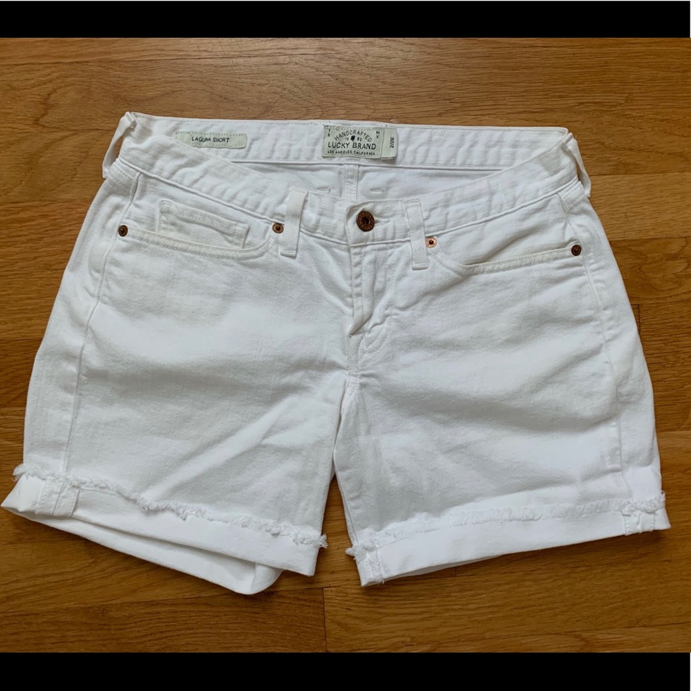 Lucky brand white laguna short - *MOVING MUST SELL*